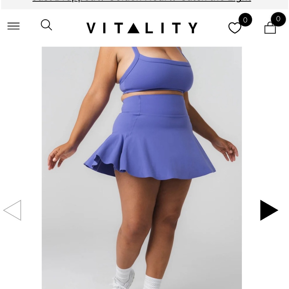 Vitality Cloud II™ Tennis Skort size L NWOT